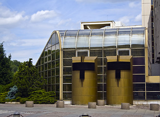 Image showing urban buildings of glass, Czech Republic