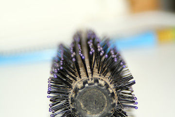 Image showing old plastic comb
