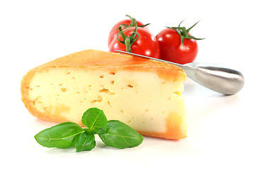 Image showing French soft cheese