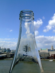 Image showing Bottle with a view