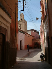 Image showing street in Marakech