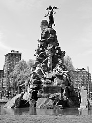 Image showing Traforo del Frejus statue, Turin