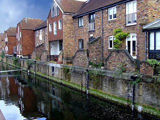 Image showing Canal houses