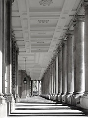Image showing Columns black and white