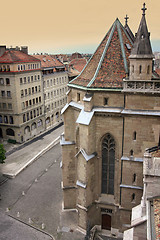 Image showing Cathedral Saint Pierre in Geneva, Switzerland 