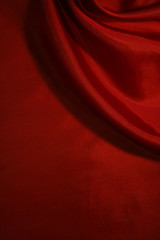 Image showing Smooth Red Silk background