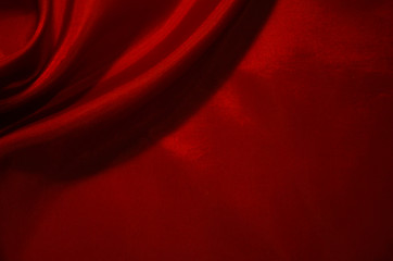 Image showing Smooth Red Silk as background 