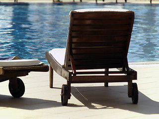 Image showing Pool couch