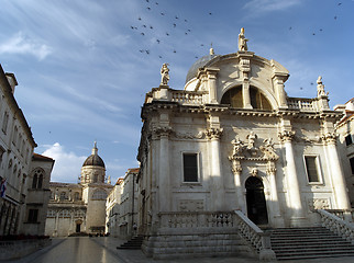 Image showing Dubrovnik church at dawn