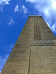 Image showing Power plant chimney
