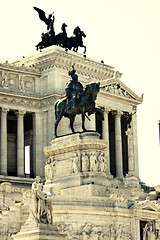 Image showing Vittorio Emanuele in Rome, Italy