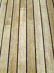 Image showing Wooden deck