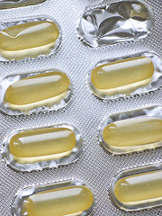 Image showing yellow pills