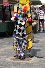 Image showing Performance street artist
