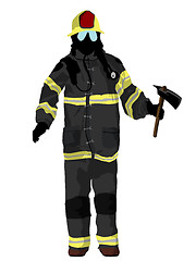 Image showing Firefighter