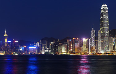 Image showing Hong Kong at night