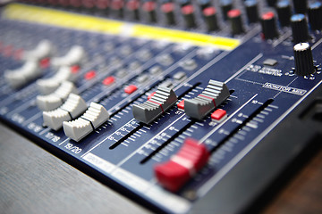 Image showing sound mixer