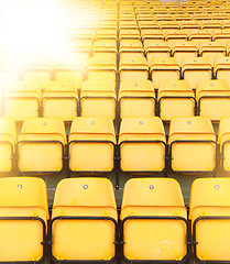 Image showing seats in stadium