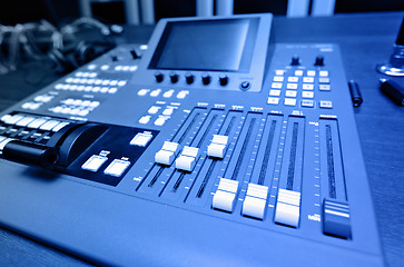 Image showing audio sound mixer