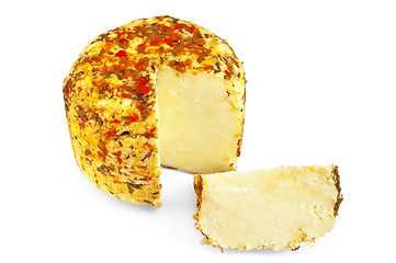 Image showing Cheese with spices
