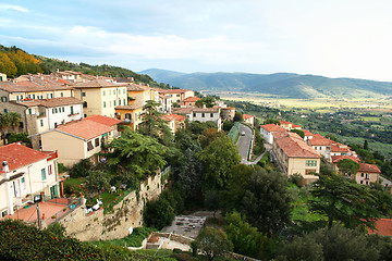 Image showing Italy. Tuscany. Panorama of Cortona 