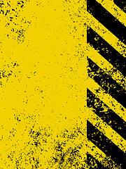 Image showing Diagonal hazard stripes texture. EPS 8