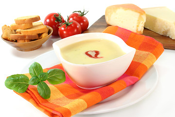 Image showing Cheese Cream Soup