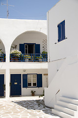 Image showing classic Cyclades architecture Ios Greek Island