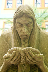 Image showing male stoned figure