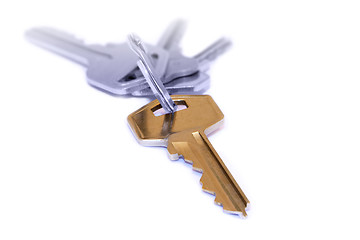 Image showing Gold key