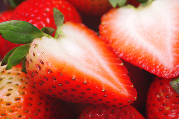 Image showing strawberry background 