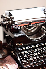 Image showing Antique type writer. 