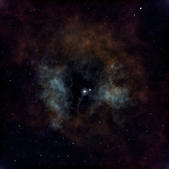 Image showing stars and galaxy