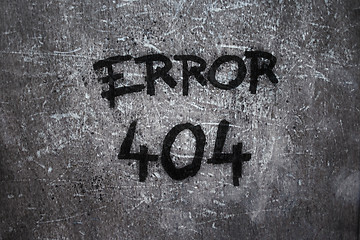 Image showing error 404