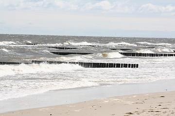 Image showing piece of beach at Usedom