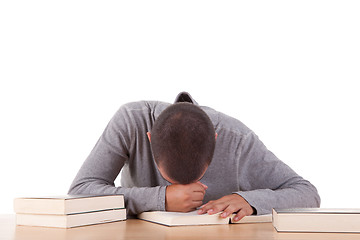 Image showing Stressed Student