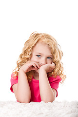 Image showing Cute goldilocks girl