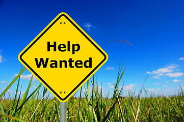 Image showing help wanted