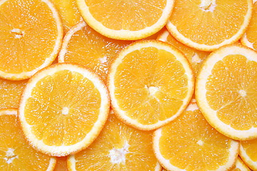 Image showing orange fruit background