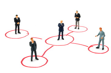 Image showing networking business people