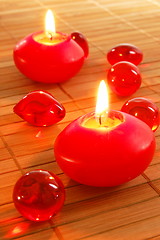 Image showing romantic candle light