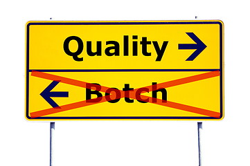 Image showing quality or botch