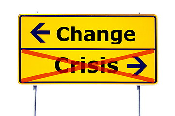 Image showing change and crisis