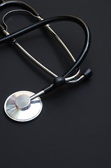 Image showing stethoscope on black