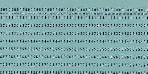 Image showing Punched card