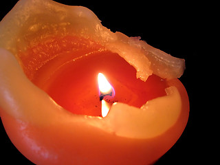 Image showing burning candle