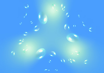 Image showing abstract air bubbles background