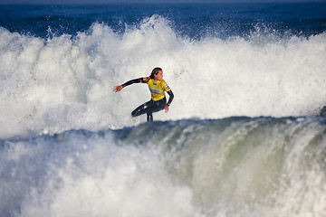 Image showing French surfer Justine Dupont