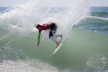 Image showing American surfer