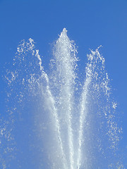 Image showing Fountain splash